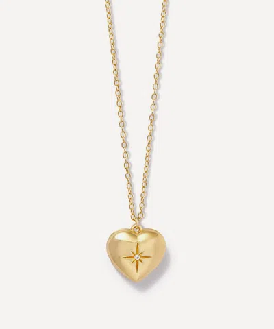 Astley Clarke 18ct Gold-plated Vermeil Silver Mini Heart Locket Necklace