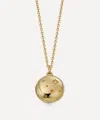 Astley Clarke 18ct Gold-plated Vermeil Silver Tiny Star Mini Biography Locket Necklace In Gold