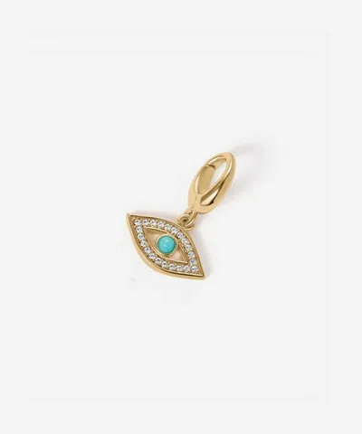 Astley Clarke 18ct Gold-plated Evil Eye Charm