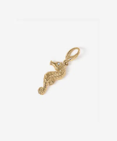Astley Clarke 18ct Gold-plated Sea Horse Charm