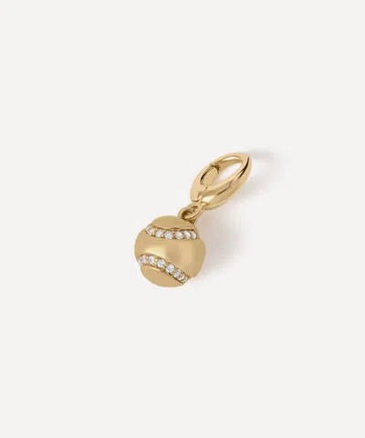 Astley Clarke 18ct Gold-plated Tennis Ball Charm