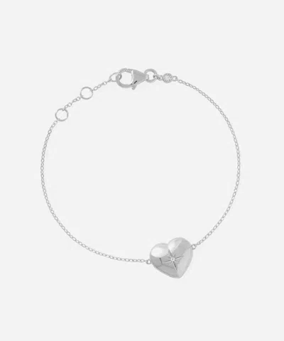 Astley Clarke 18ct Gold-plated Vermeil Silver Biography Heart Locket Bracelet In Metallic