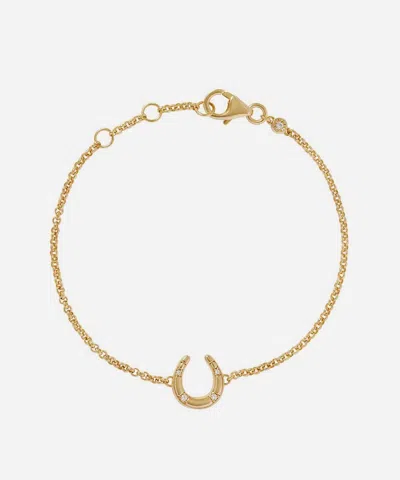 Astley Clarke 18ct Gold-plated Vermeil Silver Biography Horseshoe Bracelet