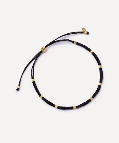 Astley Clarke 18ct Gold-plated Vermeil Silver Biography Luck Woven Bracelet In Multi