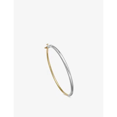 Astley Clarke Womens Yellow Gold Vermeil Aurora 18ct Yellow Gold-plated Vermeil Sterling-silver Bang