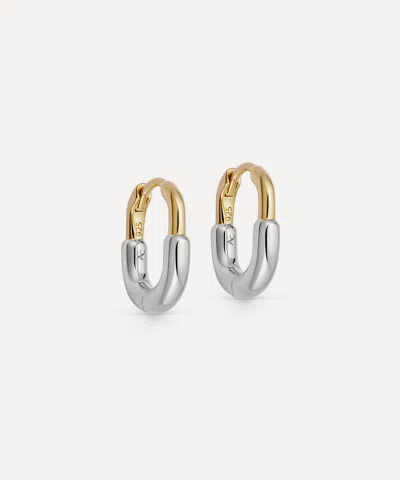 Astley Clarke Mixed Metal Aurora U-hoop Huggie Hoop Earrings