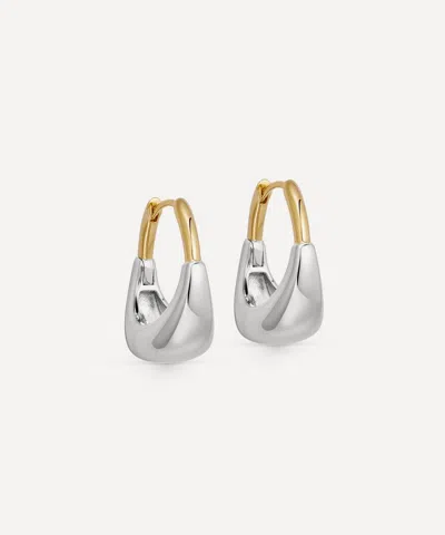 Astley Clarke Mixed Metal Chunky Aurora U-hoop Hoop Earrings