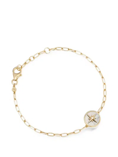 Astley Clarke Polaris Mother-of-pearl Bracelet In Yellow