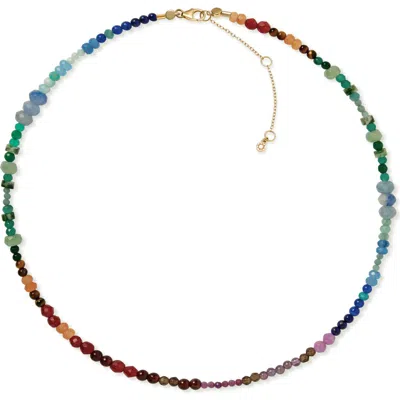 Astley Clarke Second Chance Rainbow Gemstone Necklace In Multi