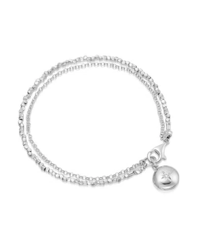 Astley Clarke Silver Biography Locket Bracelet In Metallic