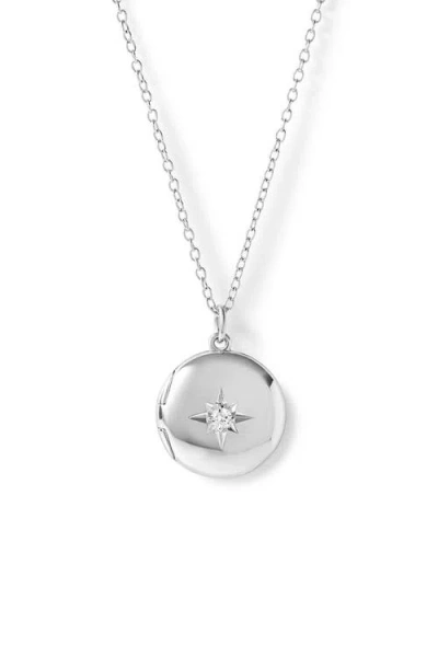 Astley Clarke Silver Biography Midi Locket Necklace In Metallic