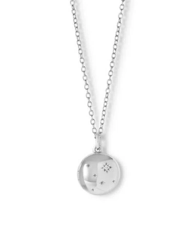 Astley Clarke Silver Tiny Star Mini Biography Locket