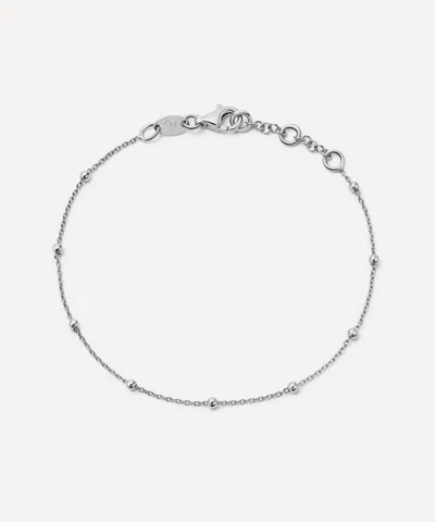 Astley Clarke Sterling Silver Aurora Station Bracelet In Metallic