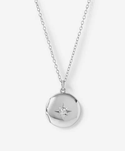 Astley Clarke Sterling Silver Biography Midi Locket Necklace In Gold