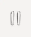 Shop Astley Clarke Sterling Silver Celestial Tapered Hoop Earrings