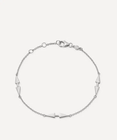 Astley Clarke Sterling Silver Deco Arrow Station Bracelet