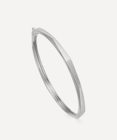 Astley Clarke Sterling Silver Deco Bangle Bracelet