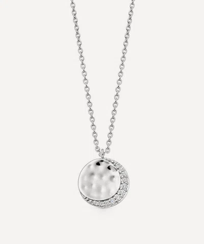 Astley Clarke Sterling Silver Luna Crescent Pendant Necklace