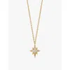 Astley Clarke Womens Solid Yellow Gold North Star 14ct Yellow-gold And 0.035ct Lab-grown Diamond Pen In Solid Yellow Gold