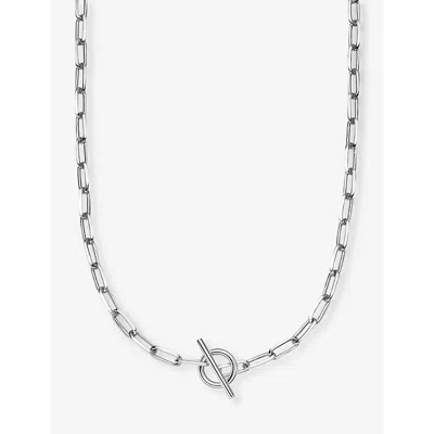 Astley Clarke Womens Sterling Silver Celestial T-bar Sterling-silver Chain Necklace