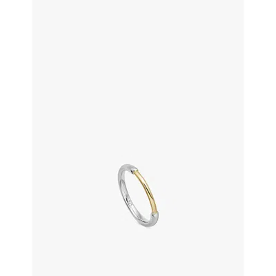 Astley Clarke Womens Yellow Gold Vermeil Aurora 18ct Gold-plated Sterling-silver Ring
