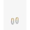 Astley Clarke Womens Yellow Gold Vermeil Aurora U-hoop 18ct Yellow Gold-plated Vermeil Sterling-silv In Yellow Gold Vermeil