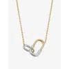 Astley Clarke Womens Yellow Gold Vermeil Aurora U-hoop Link 18ct Gold-vermeil And Sterling-silver Ne In Yellow Gold Vermeil
