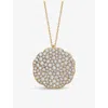 Astley Clarke Womens 14ct Yellow Gold Large Asteri Locket 14ct Recycled Yellow Gold And 1.688ct Bril In 14ct Yellow Gold