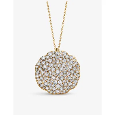 Astley Clarke Womens 14ct Yellow Gold Large Asteri Locket 14ct Recycled Yellow Gold And 1.688ct Bril