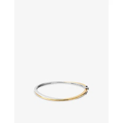 Astley Clarke Womens Yellow Gold Vermeil Aurora Weave 18ct Gold Vermeil And 925 Sterling Silver Bangl
