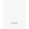 Astley Clarke Womens Eternity 14ct White-gold And 0.8190ct Lab-grown Diamond Eternity Ring White Gold In Metallic