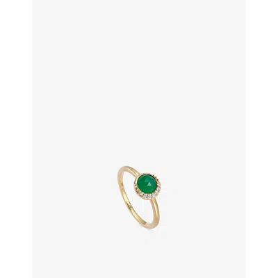 Astley Clarke Womens Yellow Gold Vermeil Luna 18ct Yellow Gold-plated Vermeil Sterling-silver And Ch