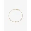 Astley Clarke Womens Atomic 18ct Yellow Gold And 0.218ct Lab-grown Diamond Bracelet In Gold