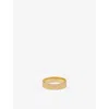 Astley Clarke Womens Aubar Bold 18ct Yellow Gold Vermeil Ring In Gold