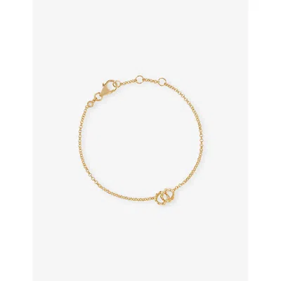 Astley Clarke Womens Aurora Ridge 18ct Yellow Gold Vermeil Bracelet