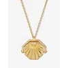 Astley Clarke Womens Celstial Sunrise Spinner 18ct Yellow Gold Vermeil Locket Necklac In Gold