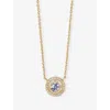 Astley Clarke Womens December Birthstone 14ct Yellow Gold, Tanzanite And 0.08ct Lab-grown Diamond Pendant Necklac In Gold