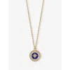Astley Clarke Womens Polaris 18ct Yellow Gold Vermeil, Sapphire And Lapis Pendant Necklac