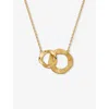 Astley Clarke Womens Raye Link 18ct Yellow Gold Vermeil Pendant Necklac In Gold