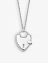 Astley Clarke Womens Sterling Silver Biography Heart Sterling-silver Locket Necklace In Sterling Silver