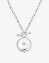 Astley Clarke Womens Sterling Silver Biography Locket Sterling-silver And Sapphire Necklace In Sterling Silver