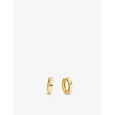 Astley Clarke Womens Stilla Mini 18ct Yellow Gold Vermeil Huggie Earrings