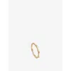 Astley Clarke Aubar 18ct Yellow Gold-plated Vermeil Sterling Silver Ring In Yellow Gold Vermeil