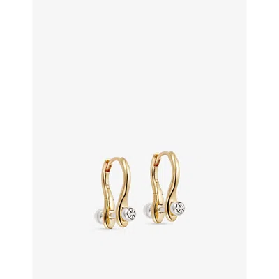 Astley Clarke Womens Yellow Gold Vermeil Aurora 18ct Yellow Gold-plated Vermeil Sterling-silver Hoop
