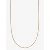 Astley Clarke Biography 18ct Gold-plated 925 Sterling-silver Necklace In Yellow Gold Vermeil