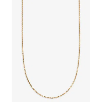 Astley Clarke Biography 18ct Gold-plated 925 Sterling-silver Necklace In Yellow Gold Vermeil