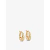 Astley Clarke Womens Yellow Gold Vermeil Celestial Mini Star-engraved 18ct Yellow Gold-plated Vermei In Yellow Gold Vermeil