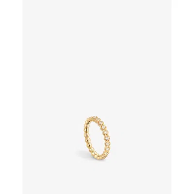 Astley Clarke Deco 18ct Yellow Gold-plated Vermeil Sterling-silver And Sapphire Ring In Yellow Gold Vermeil