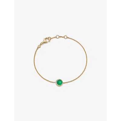 Astley Clarke Womens Yellow Gold Vermeil Luna 18ct Yellow Gold-plated Vermeil Sterling-silver And Ch