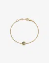 Astley Clarke Womens Yellow Gold Vermeil Luna 18ct Yellow Gold-plated Vermeil Sterling-silver, Labradorite And Whi In Yellow Gold Vermeil